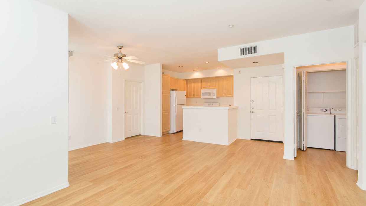 Spacious floor plan with in-unit laundry closet